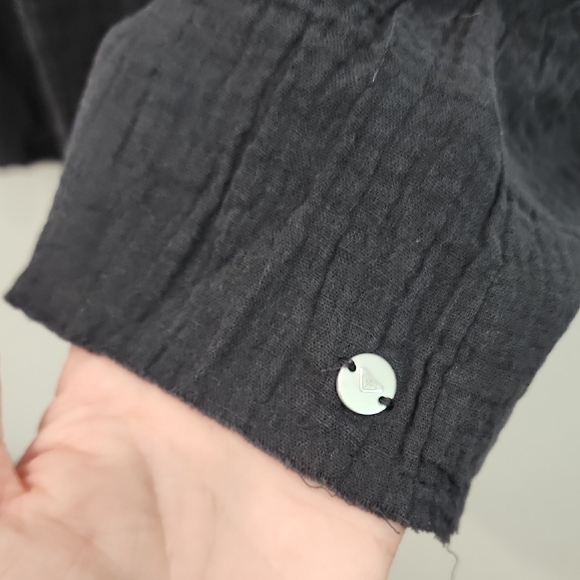 Roxy Black Mini Sundress with Scoop Neck - Picture 5 of 9